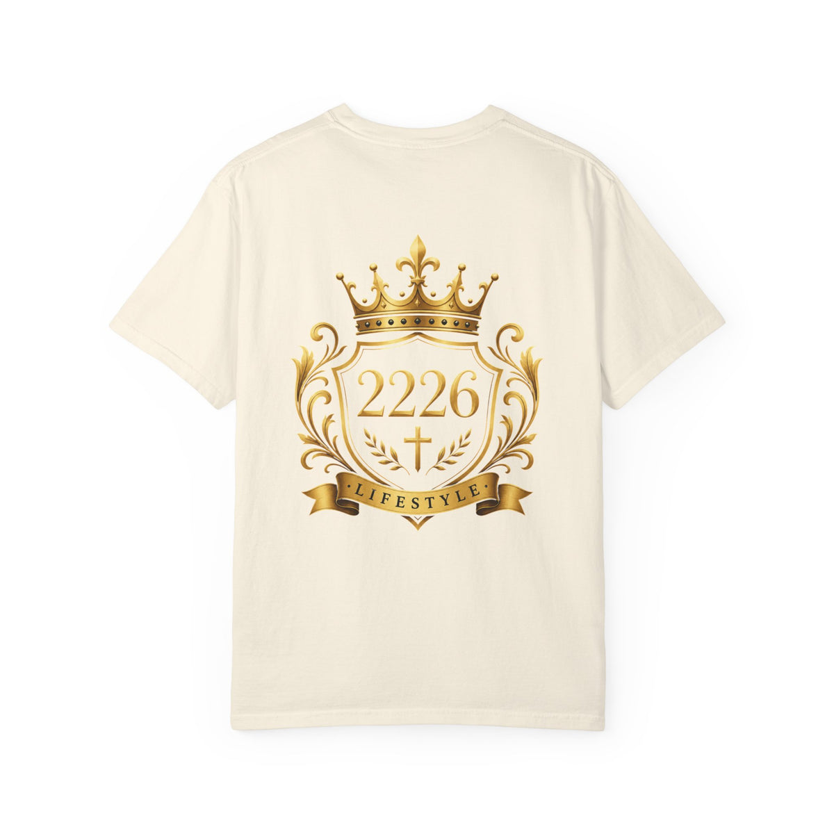Royal Crest 2226 T-Shirt — Gold Crown Emblem Tee