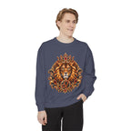 Leo Zodiac Lion Sweatshirt — Regal Astrology Graphic Crewneck