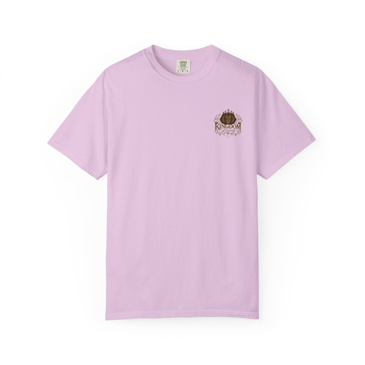 Kingdom Living Lion T-Shirt — Crowned Lion Christian Faith Tee