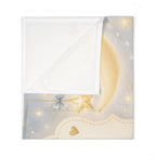 Welcome Home Baby Swaddle Blanket — "Baby Arrived, Something from Heaven" Newborn Gift