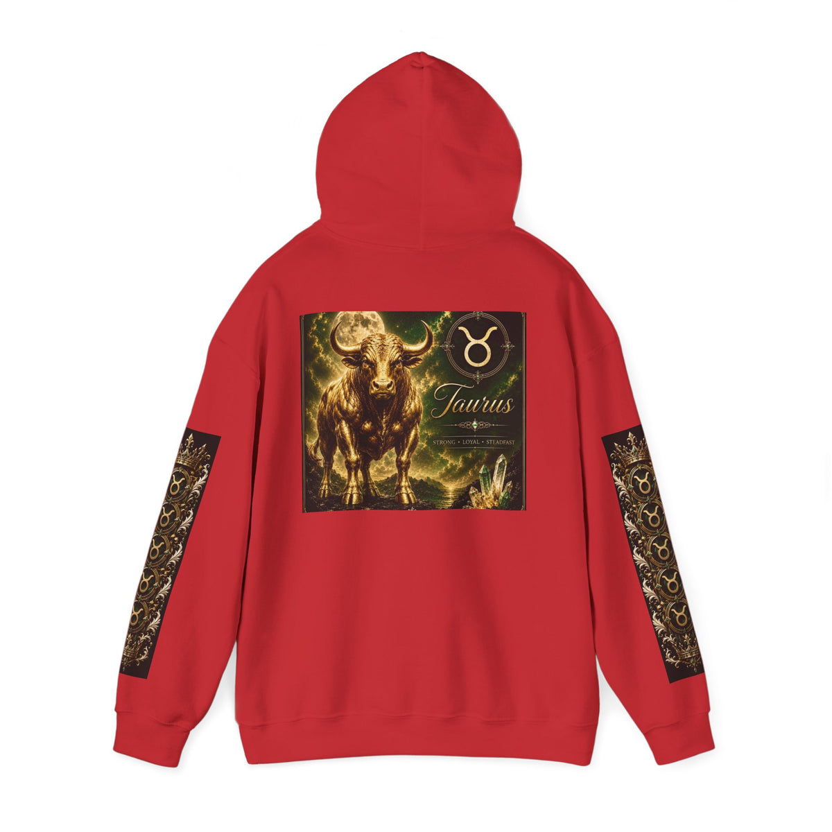 Taurus Zodiac Hoodie — Bull Constellation Graphic Hooded Sweatshirt