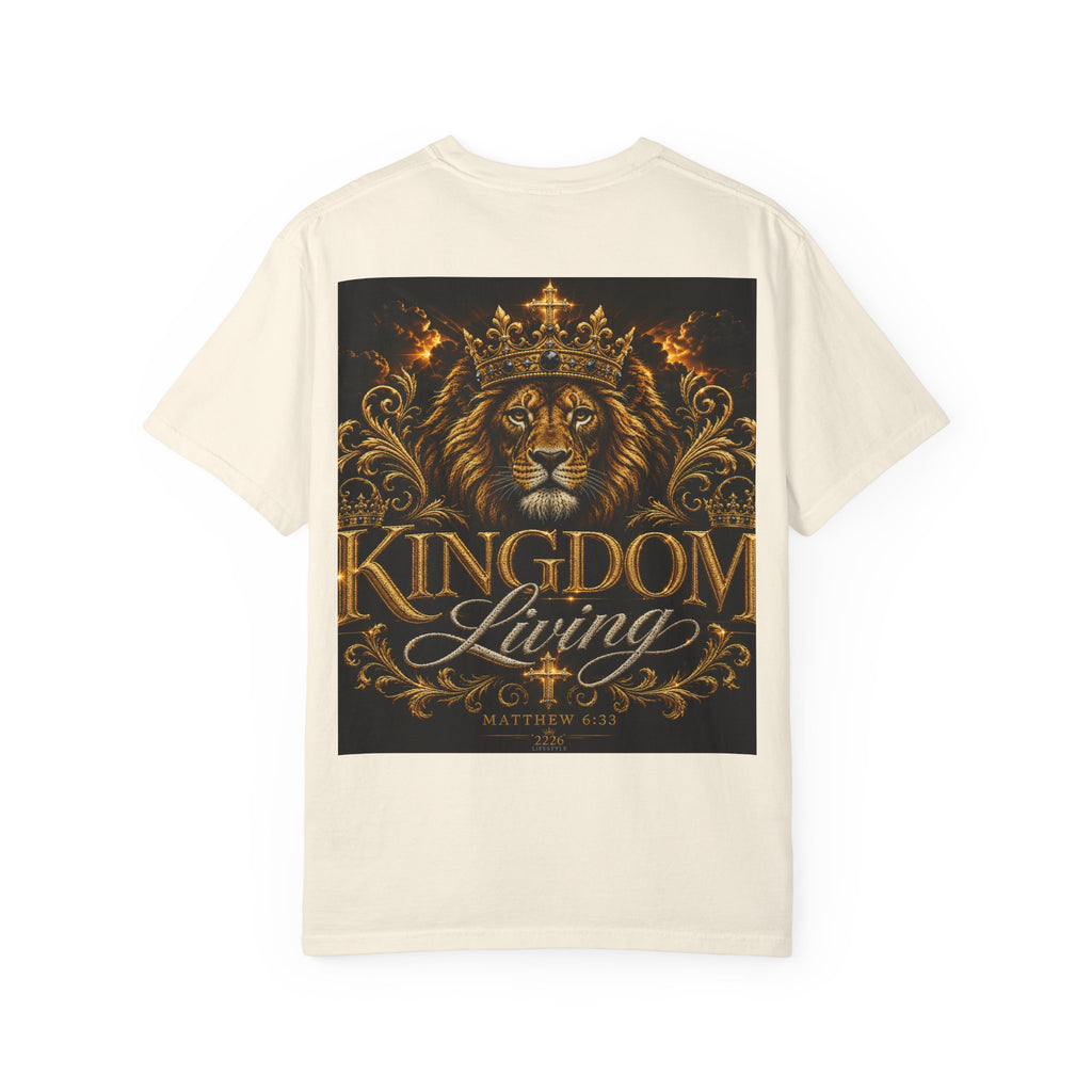 Kingdom Living Lion T-Shirt — Regal Christian Faith Graphic Tee