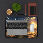 Desk Mat — "Speak Life" Inspirational Christian Desk Mat with Bible Verse