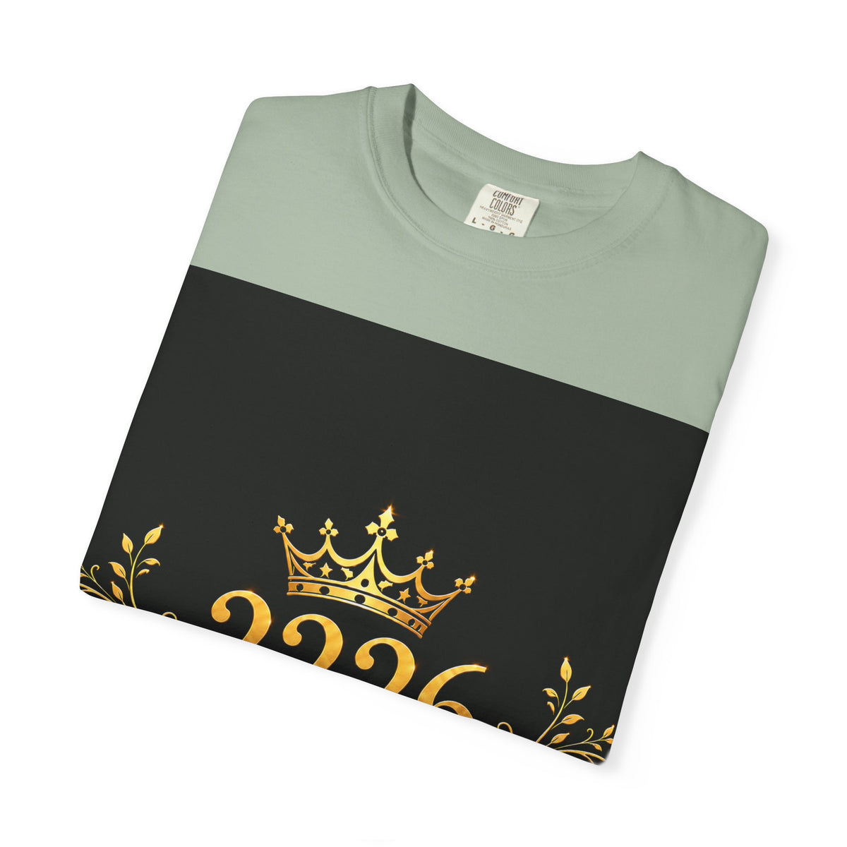 Lion Crest T-Shirt — Golden Crown 2226 Design