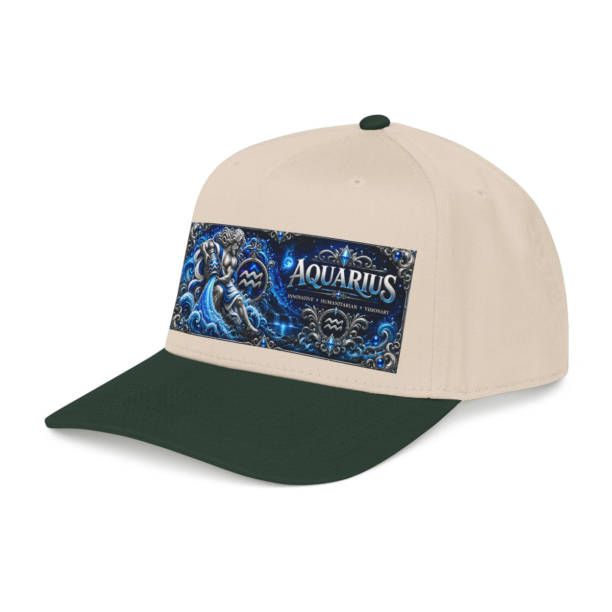Aquarius Zodiac Baseball Cap — Water Bearer Astrology Hat