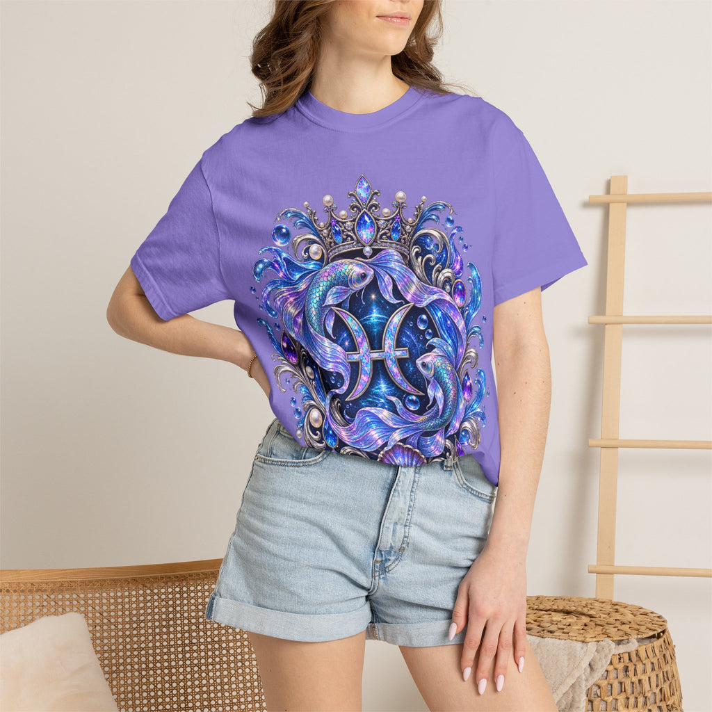 Pisces Mermaid T-Shirt — Zodiac Astrological Tee