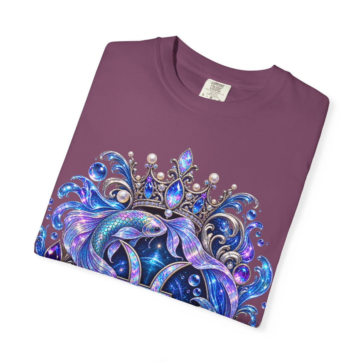 Pisces Zodiac T-Shirt — Mystical Ocean Shark Astrological Tee
