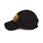 Revelation Chapter 14 Dad Cap — Vintage Gold Lettering Baseball Hat