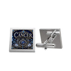 Cancer Zodiac Cufflinks — Gold Astrological Gift for Birthday & Graduation