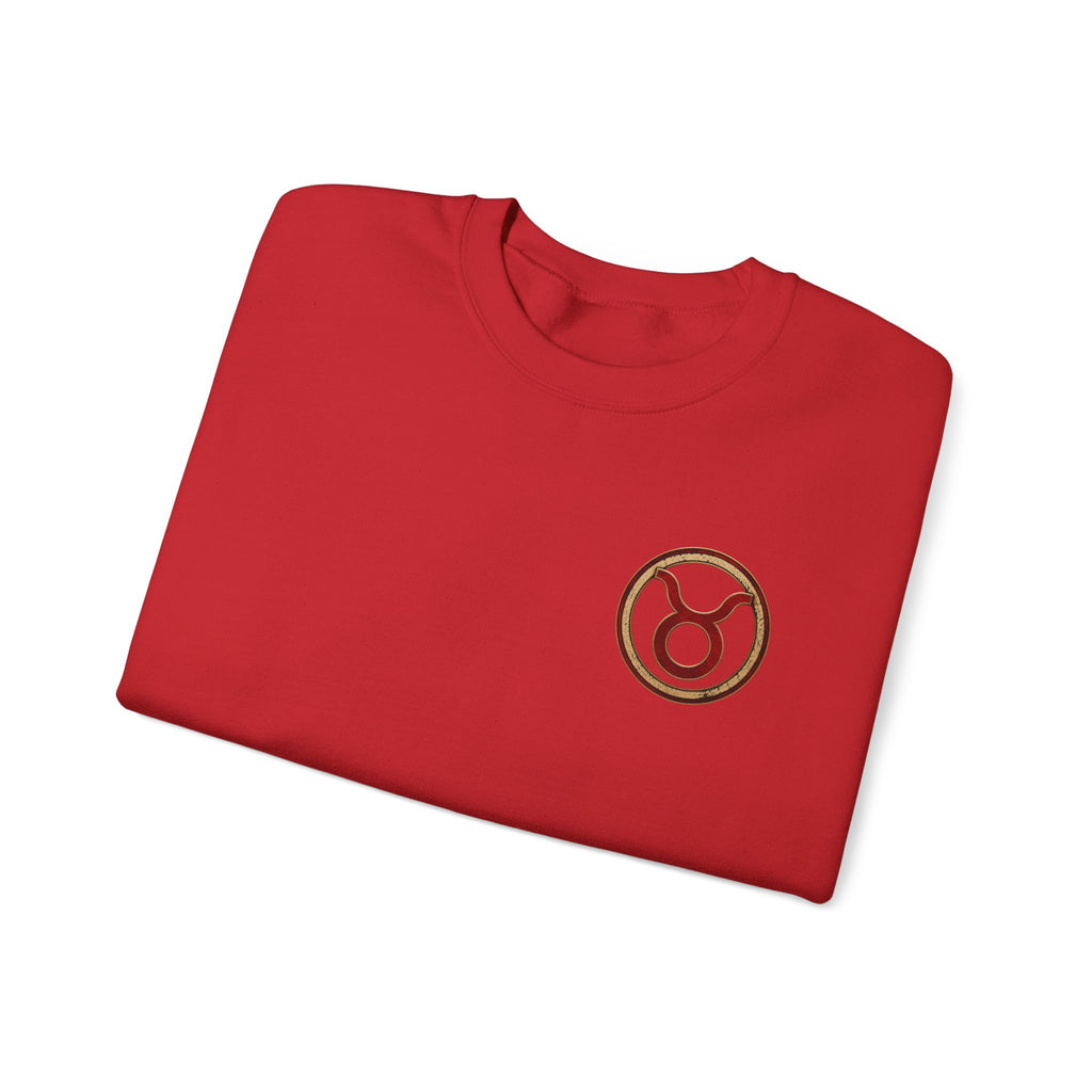 Taurus Zodiac Crewneck Sweatshirt — Bull Constellation Graphic