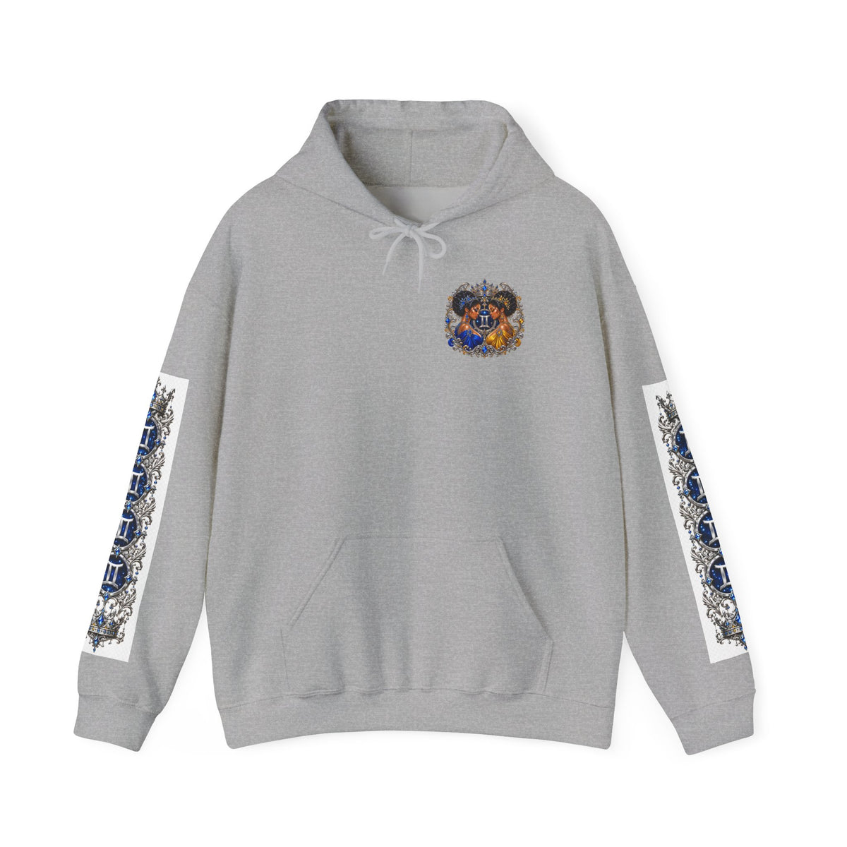 Gemini Zodiac Hoodie — Twin Stars Astrological Sweatshirt
