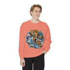 Aquarius Zodiac Sweatshirt — Water Bearer Astrology Graphic Crewneck
