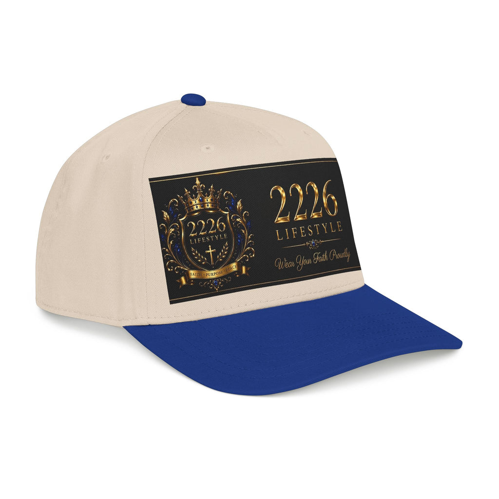 Mid Profile Baseball Cap - 2226 Lifestyle Gold Crest Hat