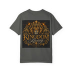 Kingdom Living Lion T-Shirt — Crowned Lion Faith Design (Matthew 6:33)