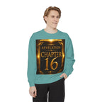 Revelation Chapter 16 Sweatshirt — "Judgment Begins" Apocalyptic Graphic