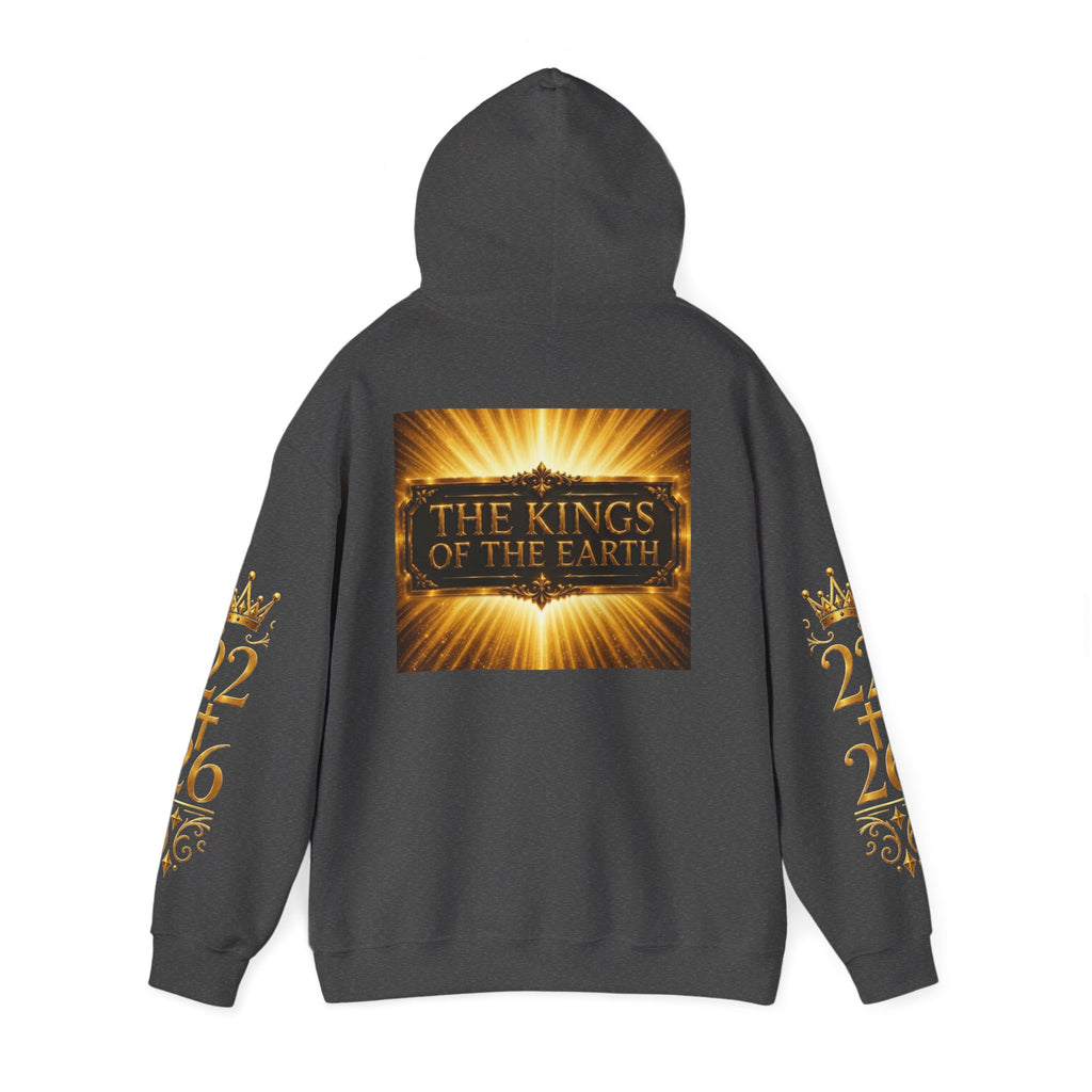 The Kings of the Earth Hoodie – Gold Radiant Graphic Pullover