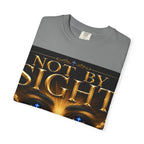 Not By Sight / Walk By Faith T‑Shirt — Christian Faith Graphic Tee