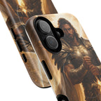 Warrior King Phone Case — Epic Golden Sword Armor Magnetic Tough Case