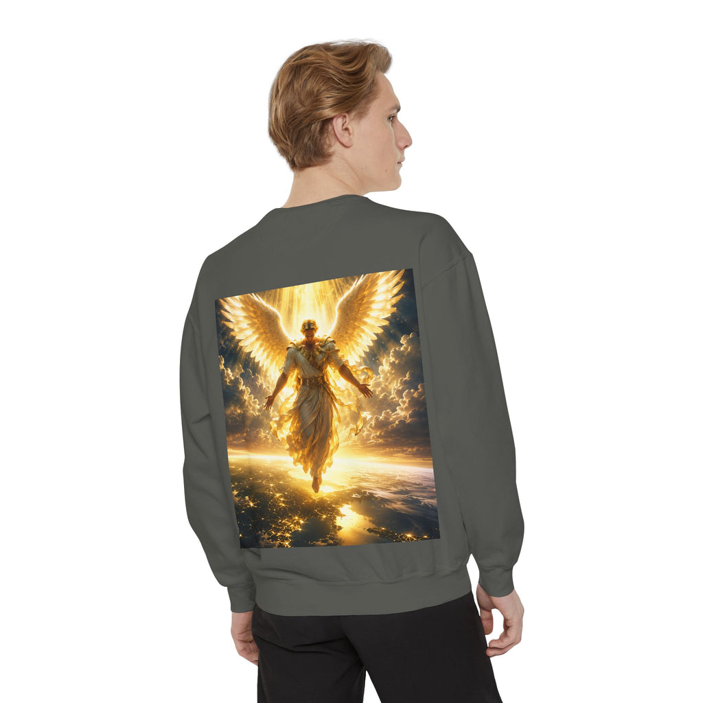 Revelation Chapter 18 Sweatshirt - Angelic Apocalyptic Graphic Crewneck