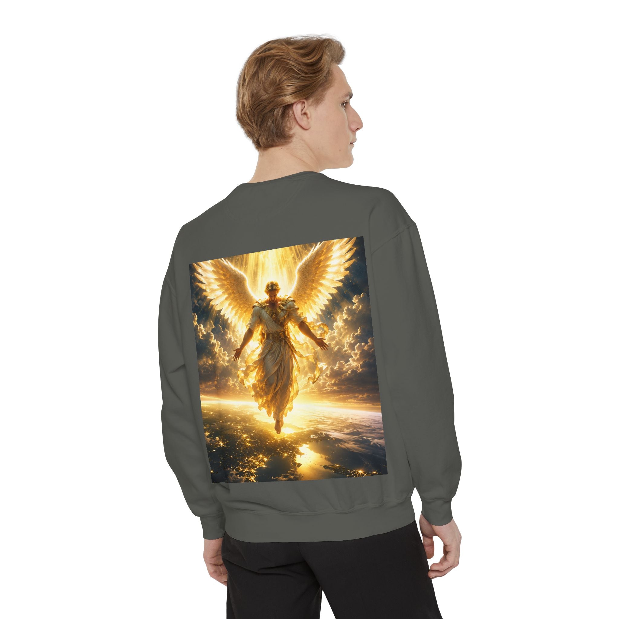 Revelation Chapter 18 Sweatshirt - Angelic Apocalyptic Graphic Crewneck