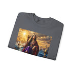 Crewneck Sweatshirt — "The Great Harlot: The Judgment Begins" Religious Graphic Pullover (Revelation 17:3)