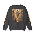 Revelation Chapter 1 Crewneck Sweatshirt — Christian Jesus Second Coming Design