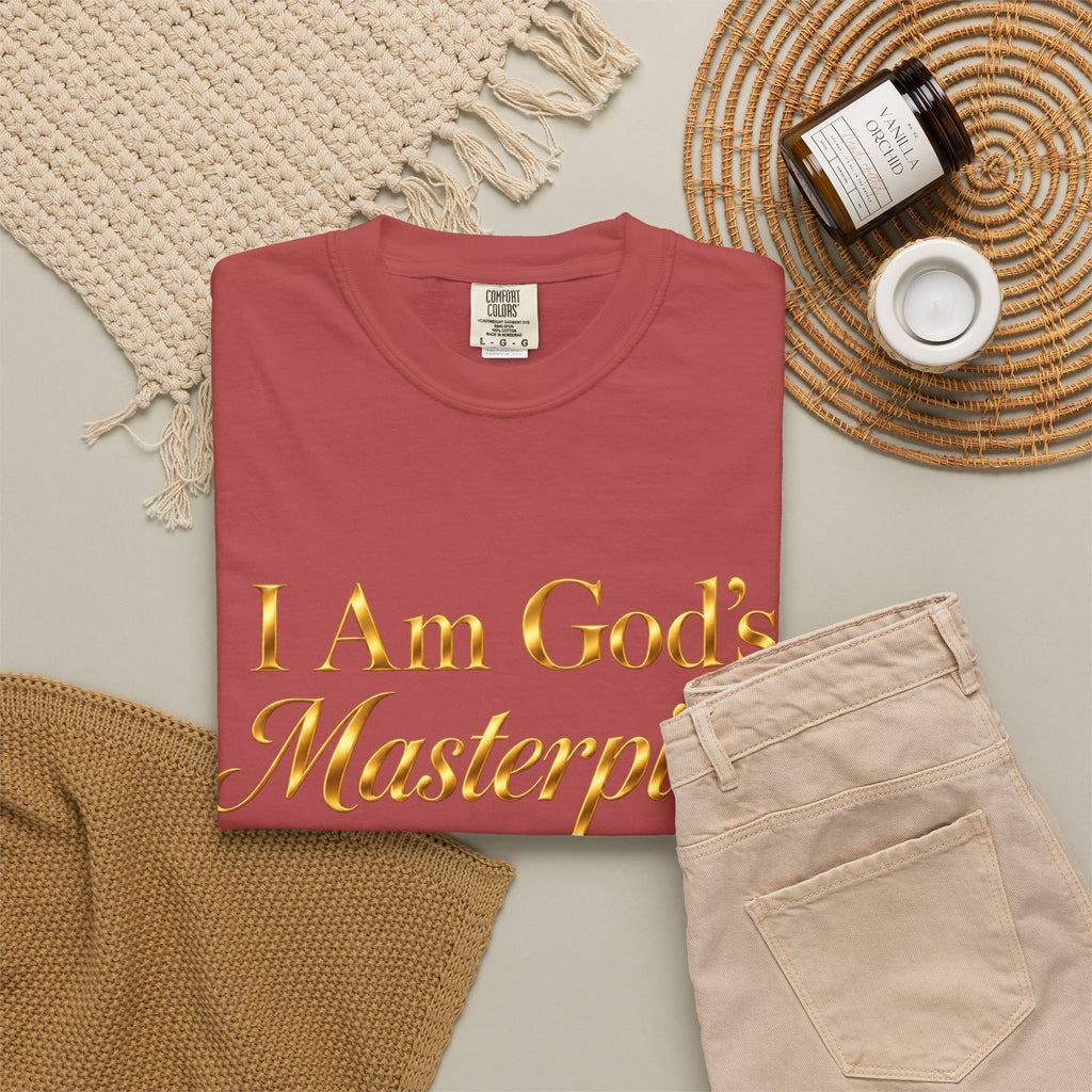 I Am God’s Masterpiece T-Shirt — Faith-Based Christian Tee (Psalm 139:14)