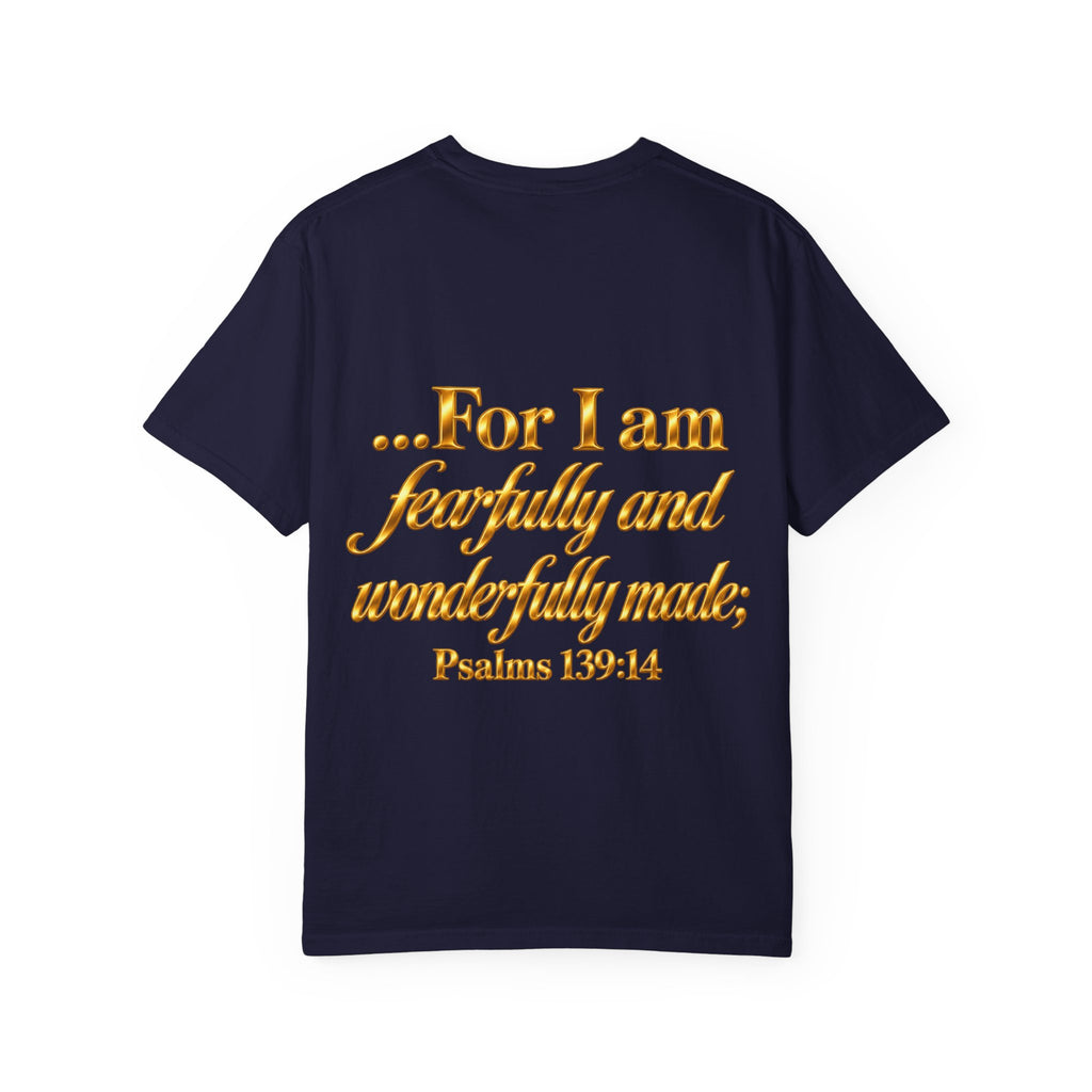I Am God’s Masterpiece T-Shirt — Inspirational Christian Scripture Tee (Psalms 139:14)