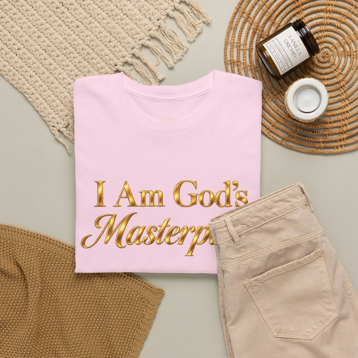 I Am God's Masterpiece Tee — Psalm 139:14 Christian Faith T-Shirt