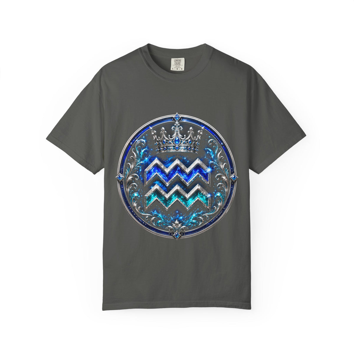 Aquarius Zodiac T-Shirt – Mystical Water Bearer Astrology Tee