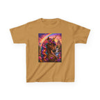 Kids Brown Unicorn Tee — Rainbow Fantasy Magical Horse Shirt