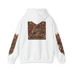 Scorpio Zodiac Hoodie — Ornate Crowned Scorpio Graphic Hooded Sweatshirt