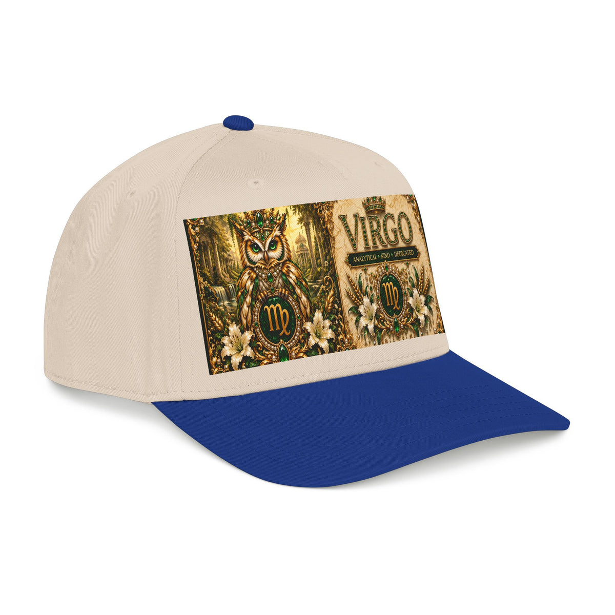 Virgo Zodiac Owl Baseball Cap — Virgo Traits Graphic Hat