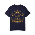 Royal Crest T-Shirt — 2226 Faith & Purpose Graphic Tee