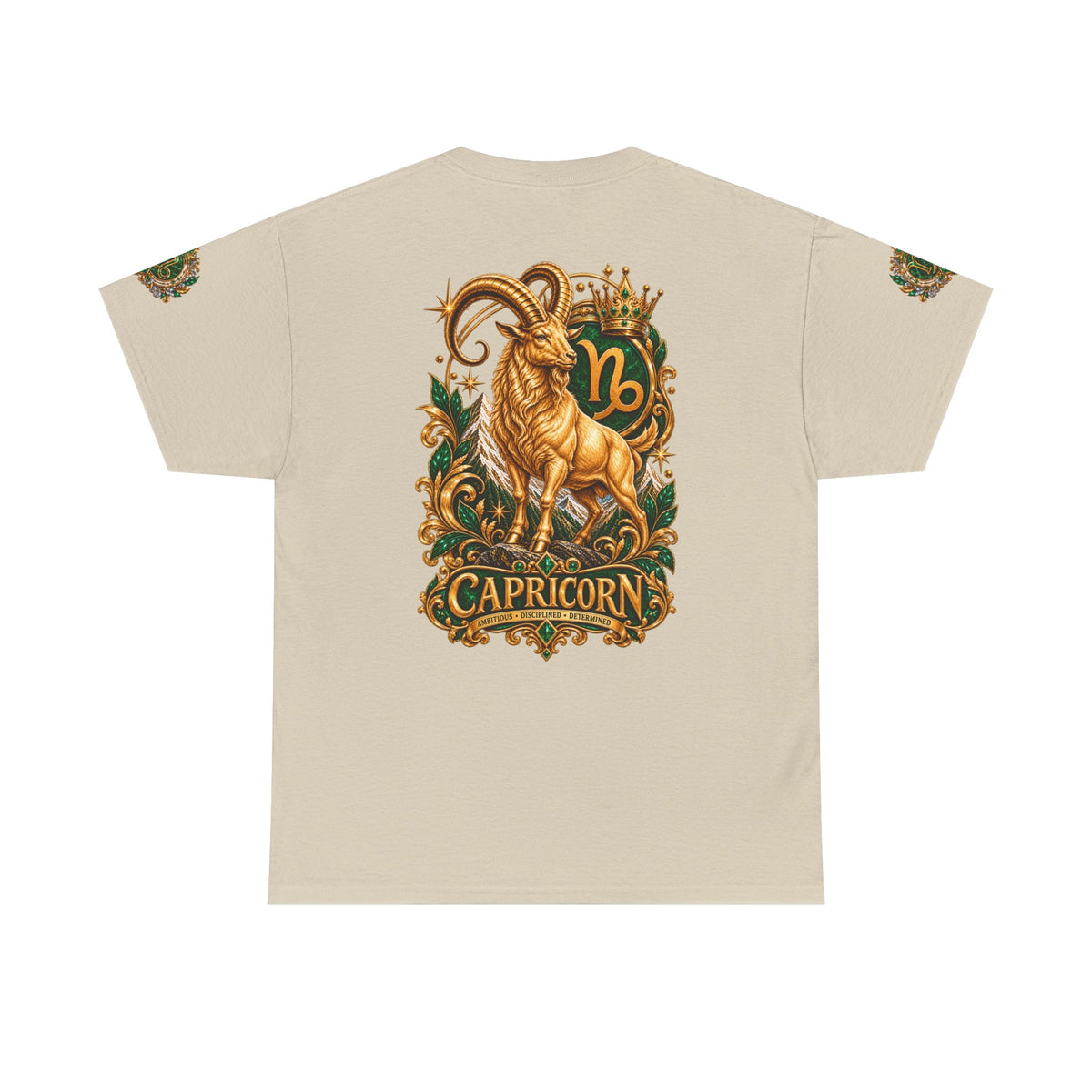 Capricorn Zodiac T-Shirt — Golden Goat Astrology Tee