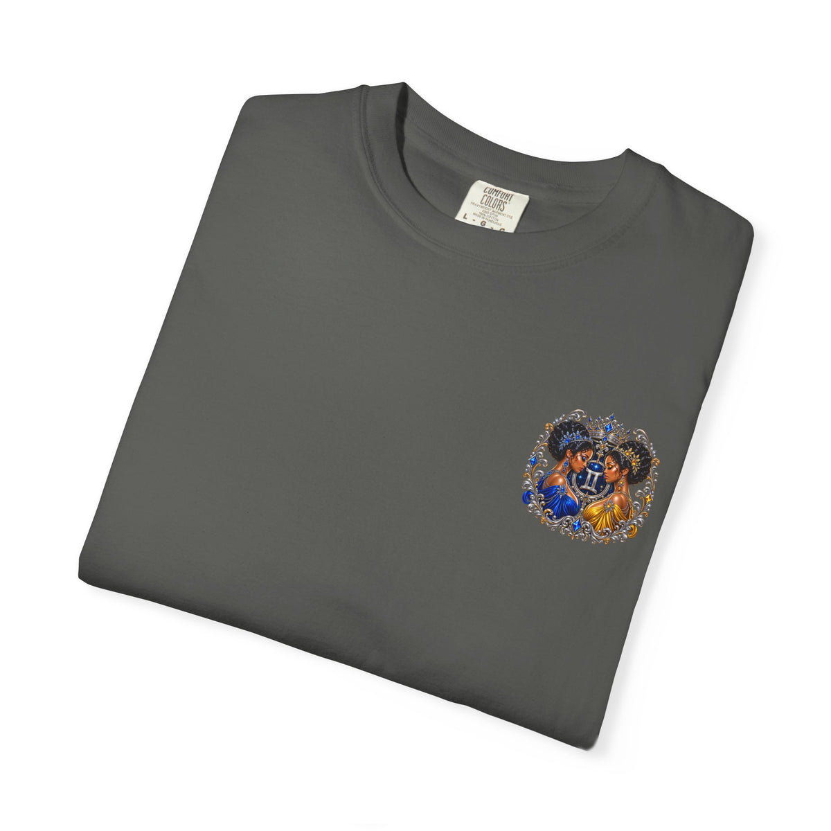 Gemini Zodiac T-Shirt — Twin Goddesses Astrology Graphic Tee