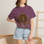 Kingdom Living Lion T-Shirt — Inspirational Christian Cross Floral Tee