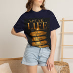 Speak Life Christian T-Shirt — Joy Hope Healing Scripture Tee