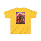 Kids Brown Unicorn Tee — Rainbow Fantasy Magical Horse Shirt