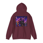 Unicorn Hoodie – Cosmic Rainbow Black Unicorn Pullover