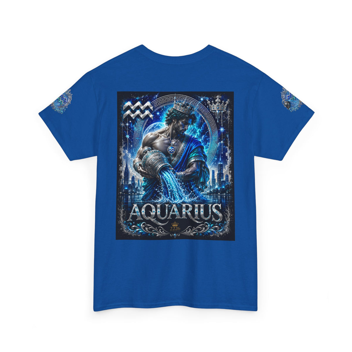 Aquarius Zodiac T-Shirt — Water Bearer Astrology Tee
