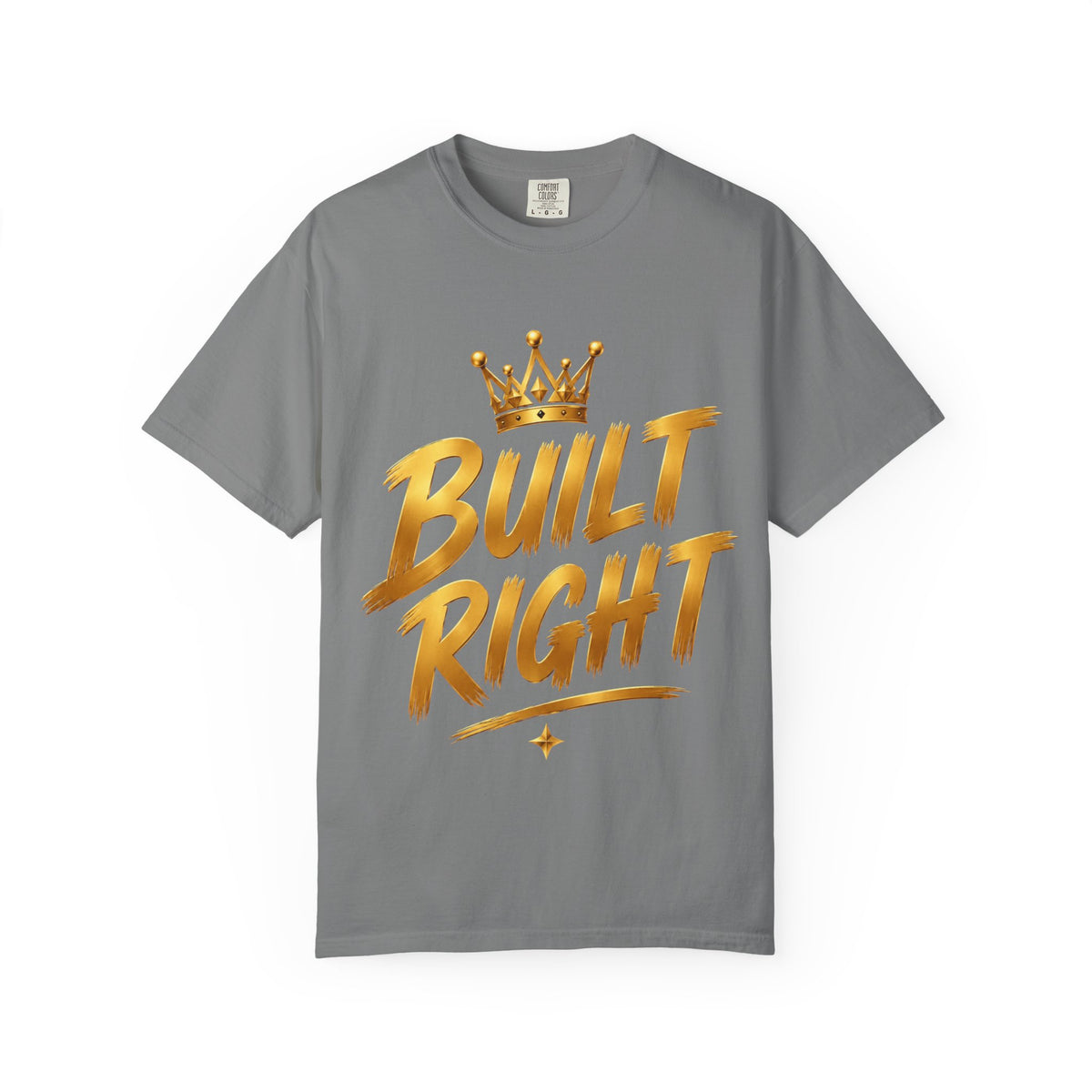 Built Right T-Shirt — Christian Faith Floral Cross Tee (She Is Built Different)