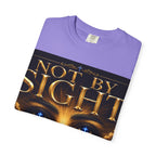Not By Sight / Walk By Faith T‑Shirt — Christian Faith Graphic Tee