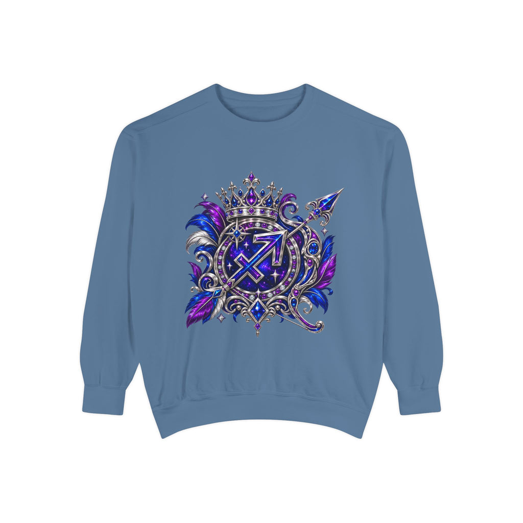 Sagittarius Zodiac Sweatshirt — Celestial Archer Graphic Pullover