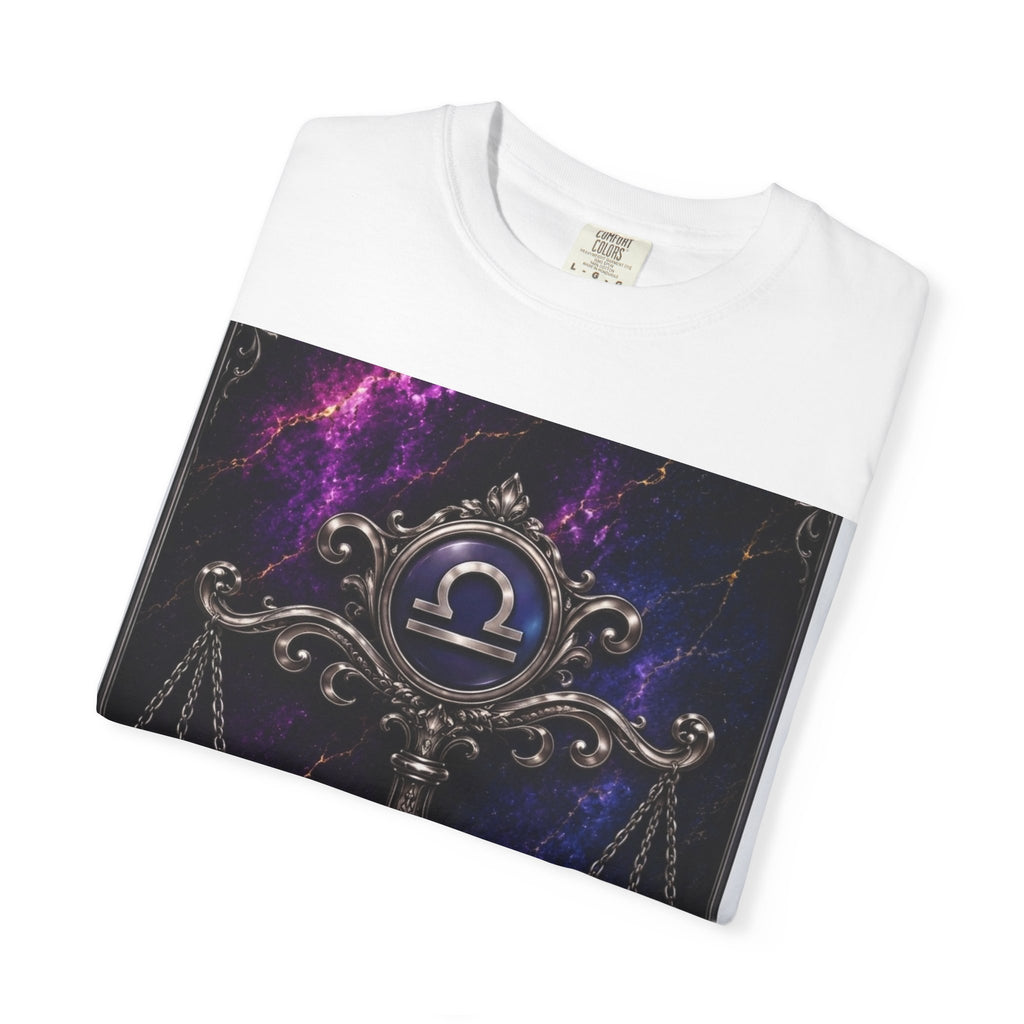 Libra Scales Zodiac T-Shirt — Astrology Graphic Tee