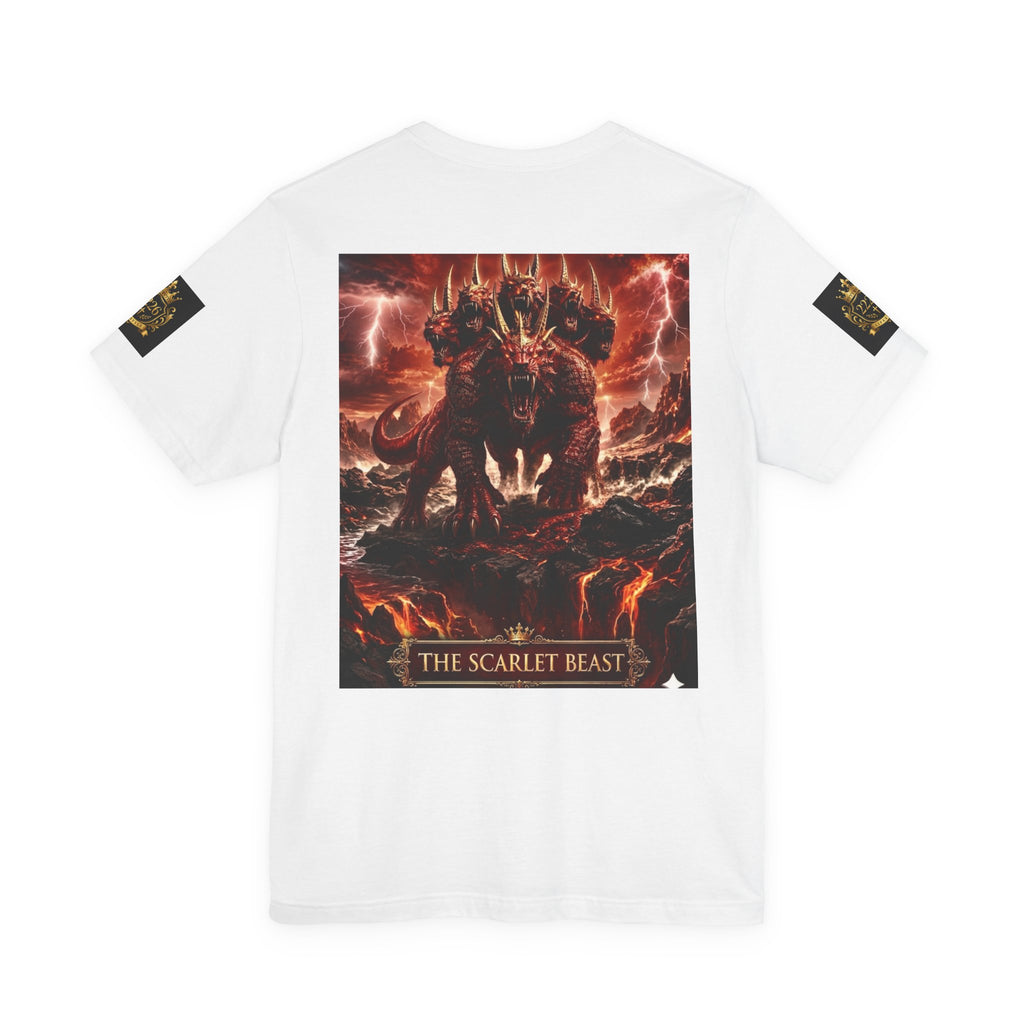 The Scarlet Beast T‑Shirt — Fiery Dragon Graphic Tee