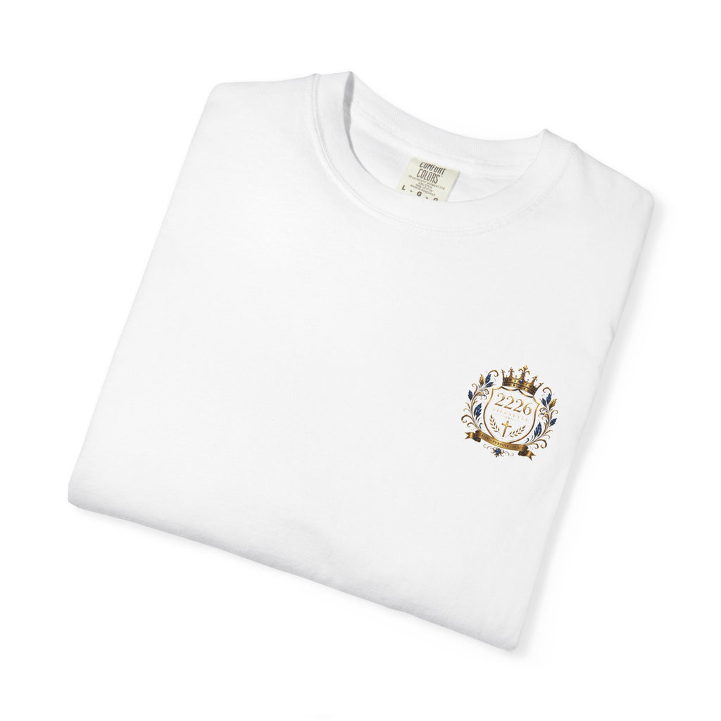 2226 Lifestyle Crest T-Shirt — Royal Crown Faith Emblem