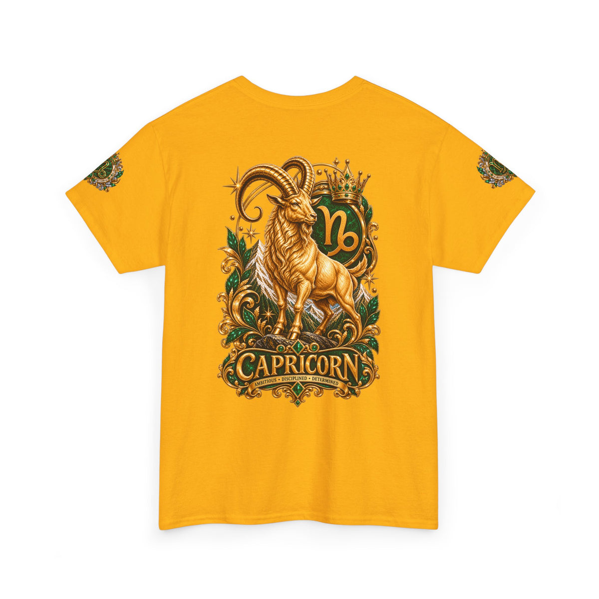 Capricorn Zodiac T-Shirt — Golden Goat Astrology Tee