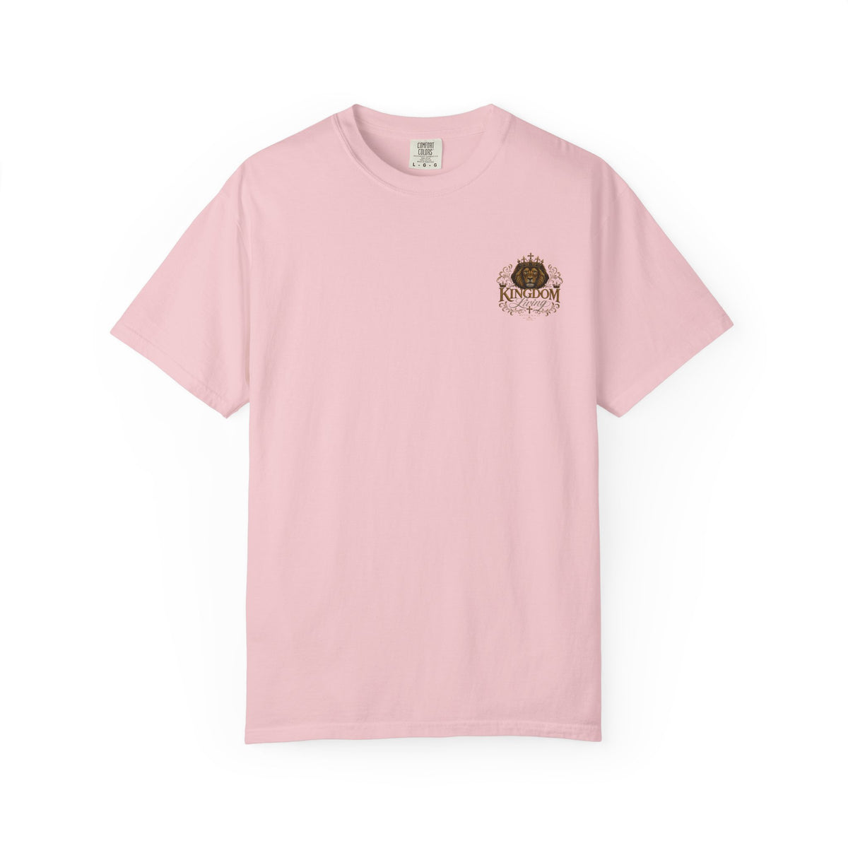 Kingdom Living Lion T-Shirt — Crowned Lion Christian Faith Tee
