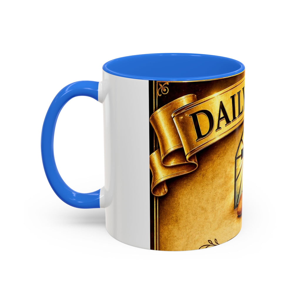 Daily Bread Coffee Mug — Christian Cross & Communion 11oz/15oz
